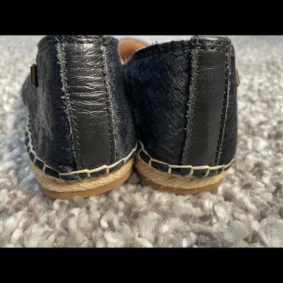 UGG leather women's pony calfskin espadrilles moccasins flats US size 6B - Picture 7 of 9